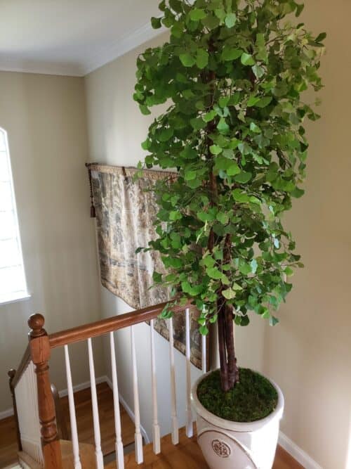 Custom artificial Gingko Tree