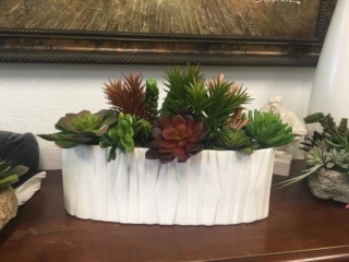 artificial Succulent arrangements in Decor planter Artificial Plant Products