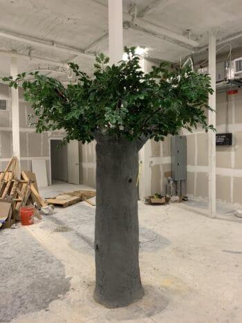 Cement Oak Tree