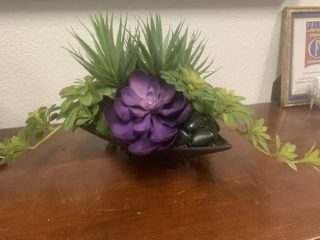 artificial succulent arrangement