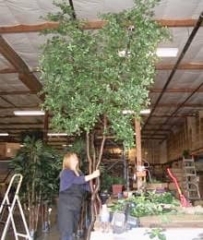 artificial plant services: Custom artificial tree